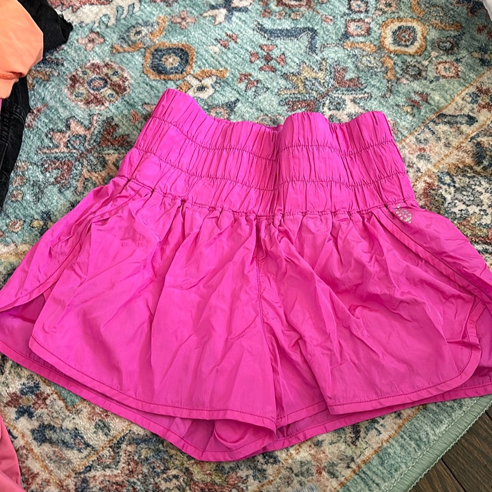 Free people movement The Way Home hot pink shorts